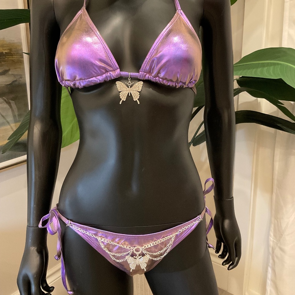 Purple Bikini with Charming Bikinis Charms!
